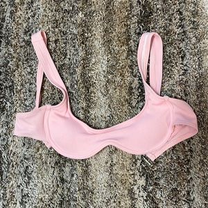 Pink Wired Bikini top